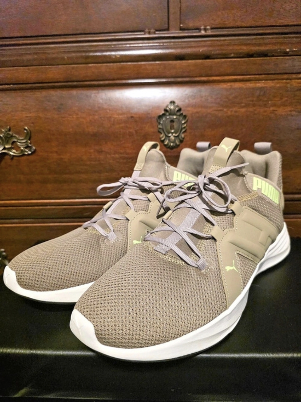 Puma Axelion Refresh Brown Sneakers